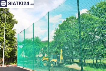 Siatki Katowice - Zabezpieczenie za bramkami i trybun boiska piłkarskiego dla terenów Katowic